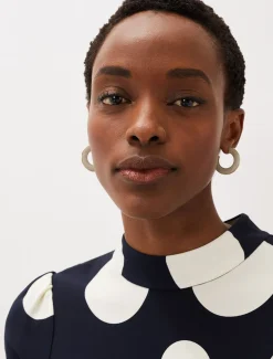 Enamel Hoop Earrings