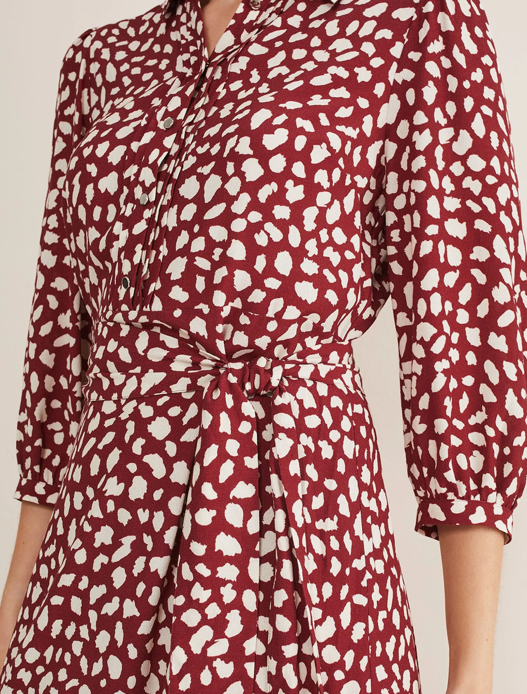 Este Spot Swing Dress