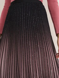 Estella Ombre Midi Skirt