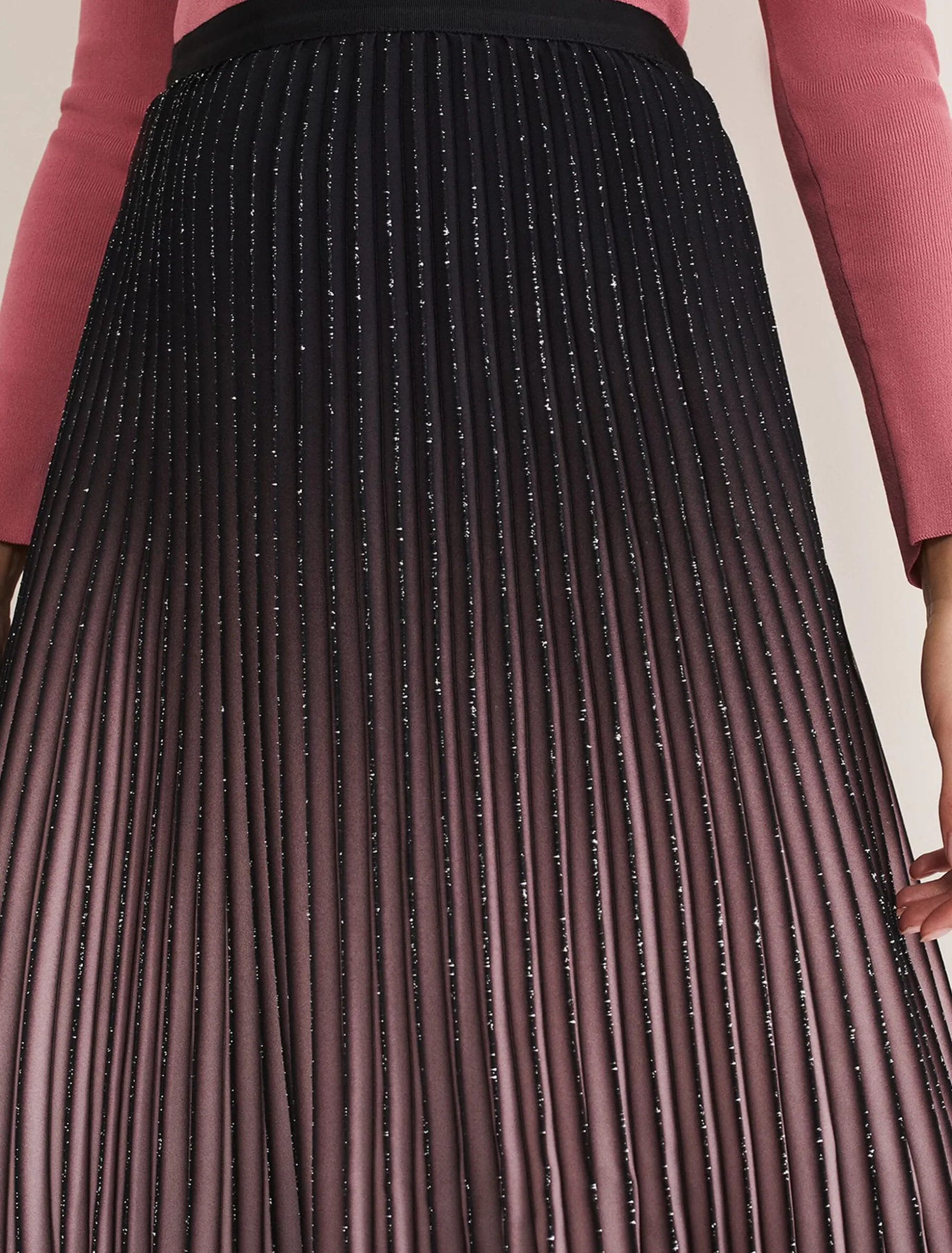 Estella Ombre Midi Skirt