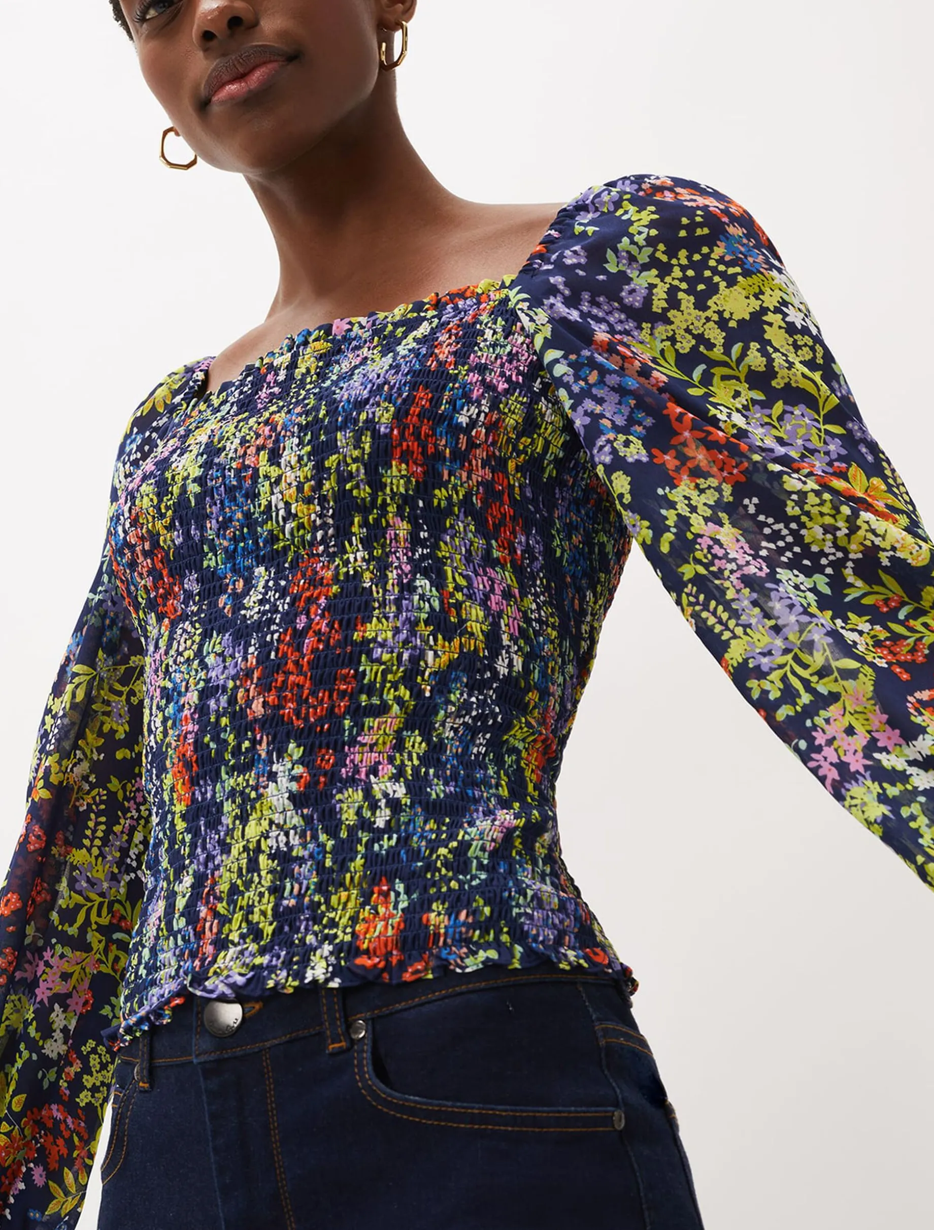 Esty Square Neck Blouse