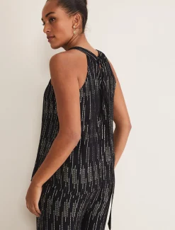 Eula Lurex Halterneck Top Co-Ord