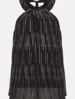 Eula Lurex Halterneck Top Co-Ord