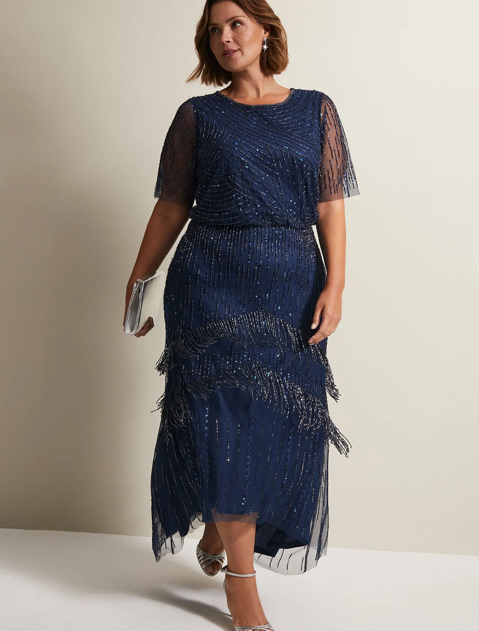 Evadine Beaded Maxi Dress