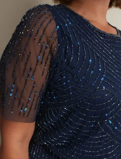 Evadine Beaded Maxi Dress