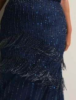 Evadine Beaded Maxi Dress