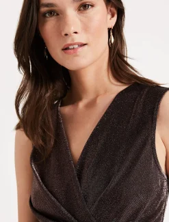 Evelyn Shimmer Maxi Dress