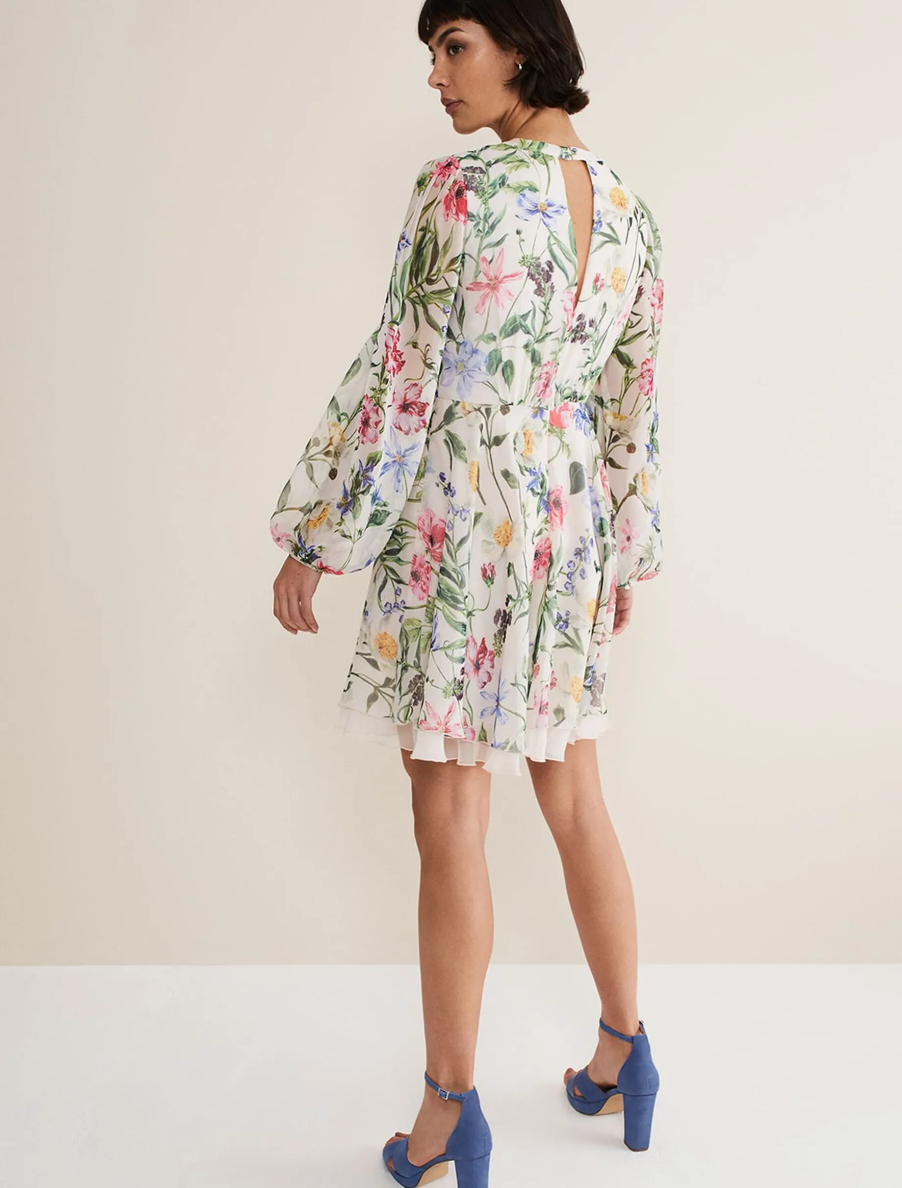 Everleigh Chiffon Floral Mini Dress