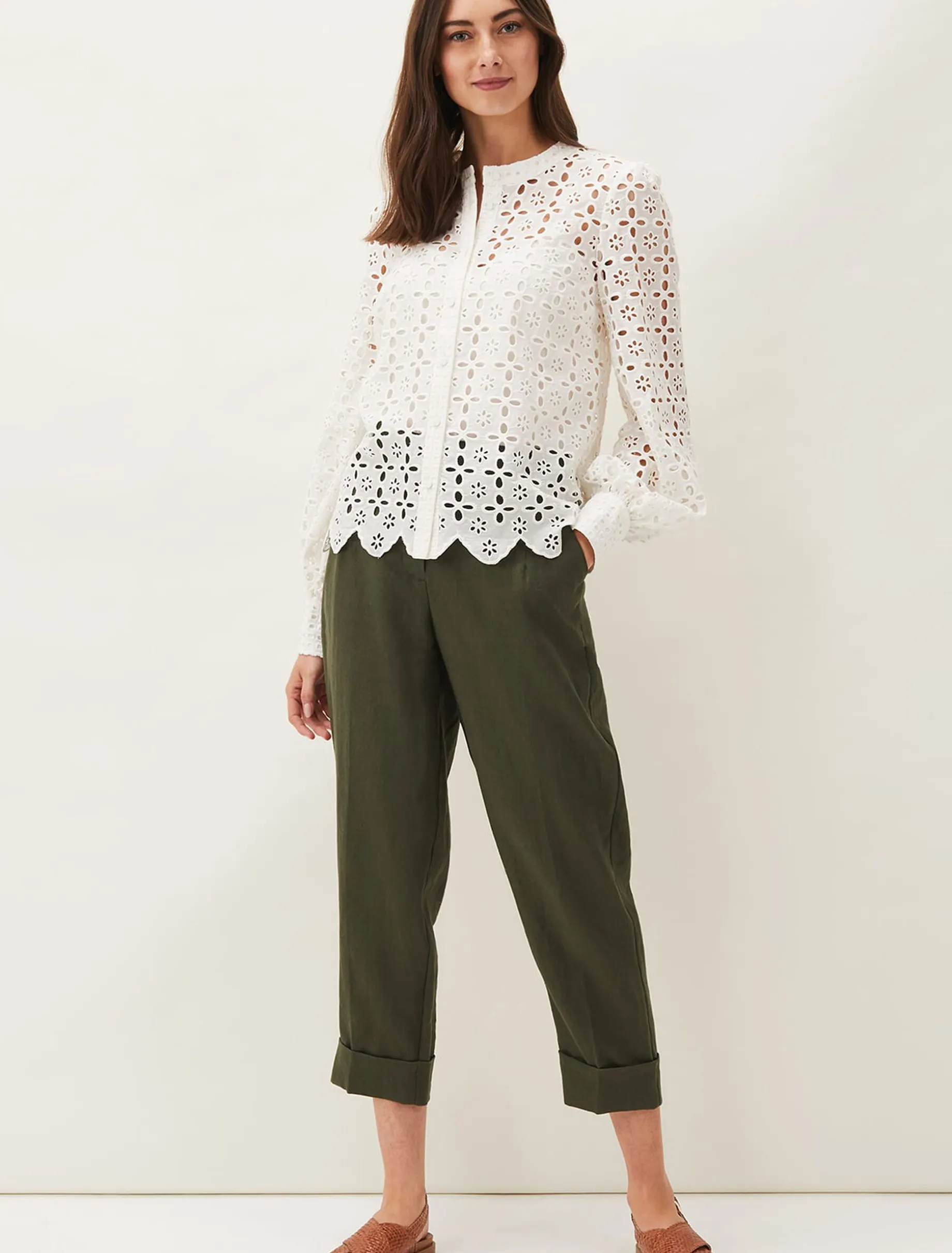Evianna Broderie Blouse