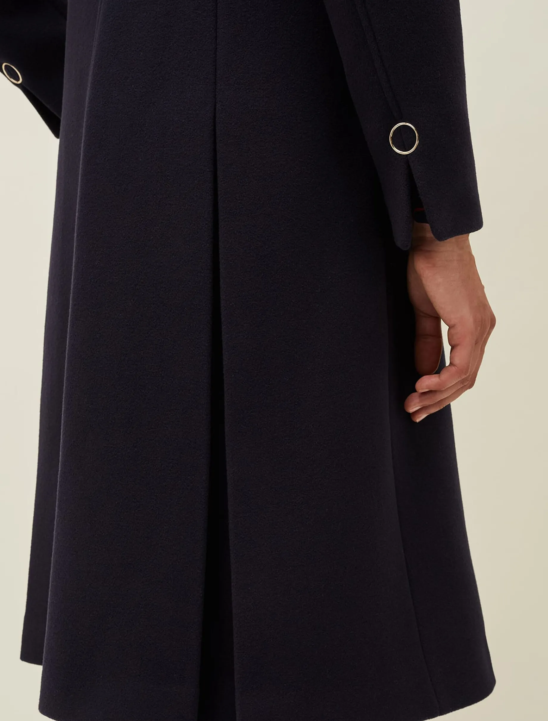 Evie-Rose Fit & Flare Wool Coat