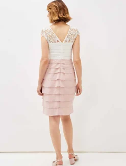 Faith Contrast Fitted Dress