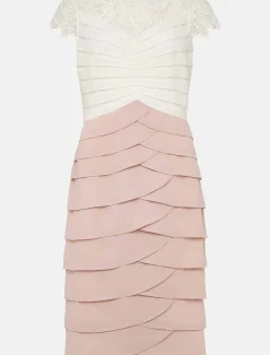 Faith Contrast Fitted Dress