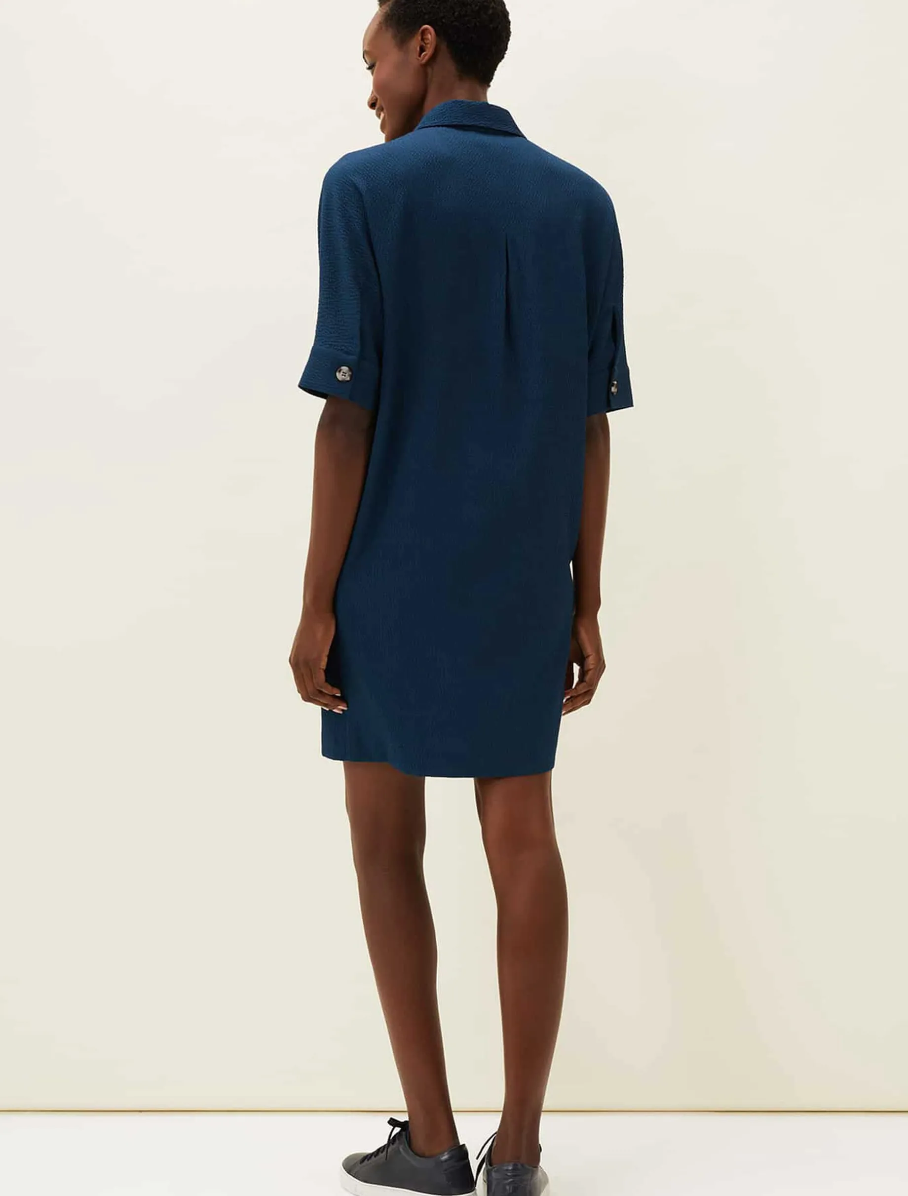 Faye Textured Tunic Dress