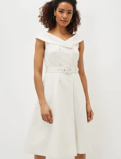 Felicity Double Breasted Midi Dress
