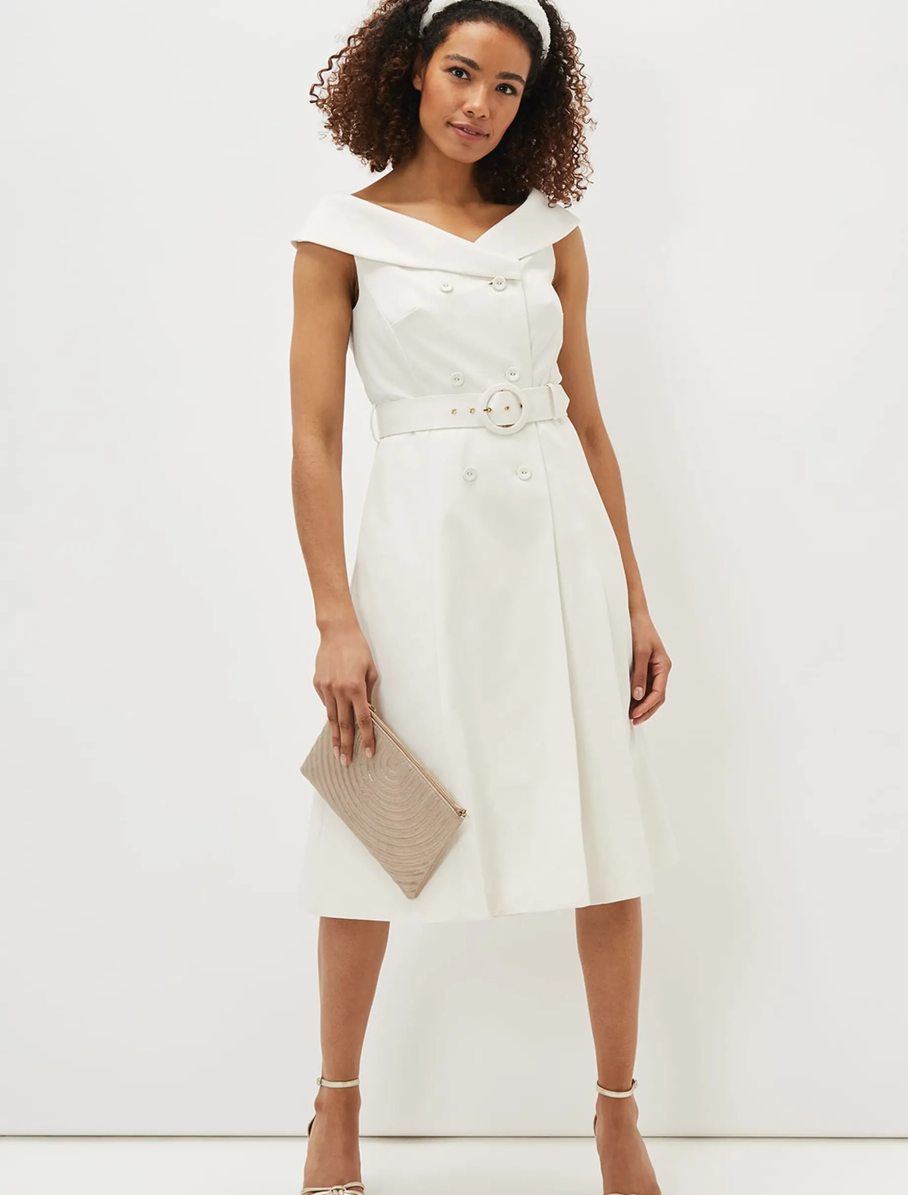 Felicity Double Breasted Midi Dress
