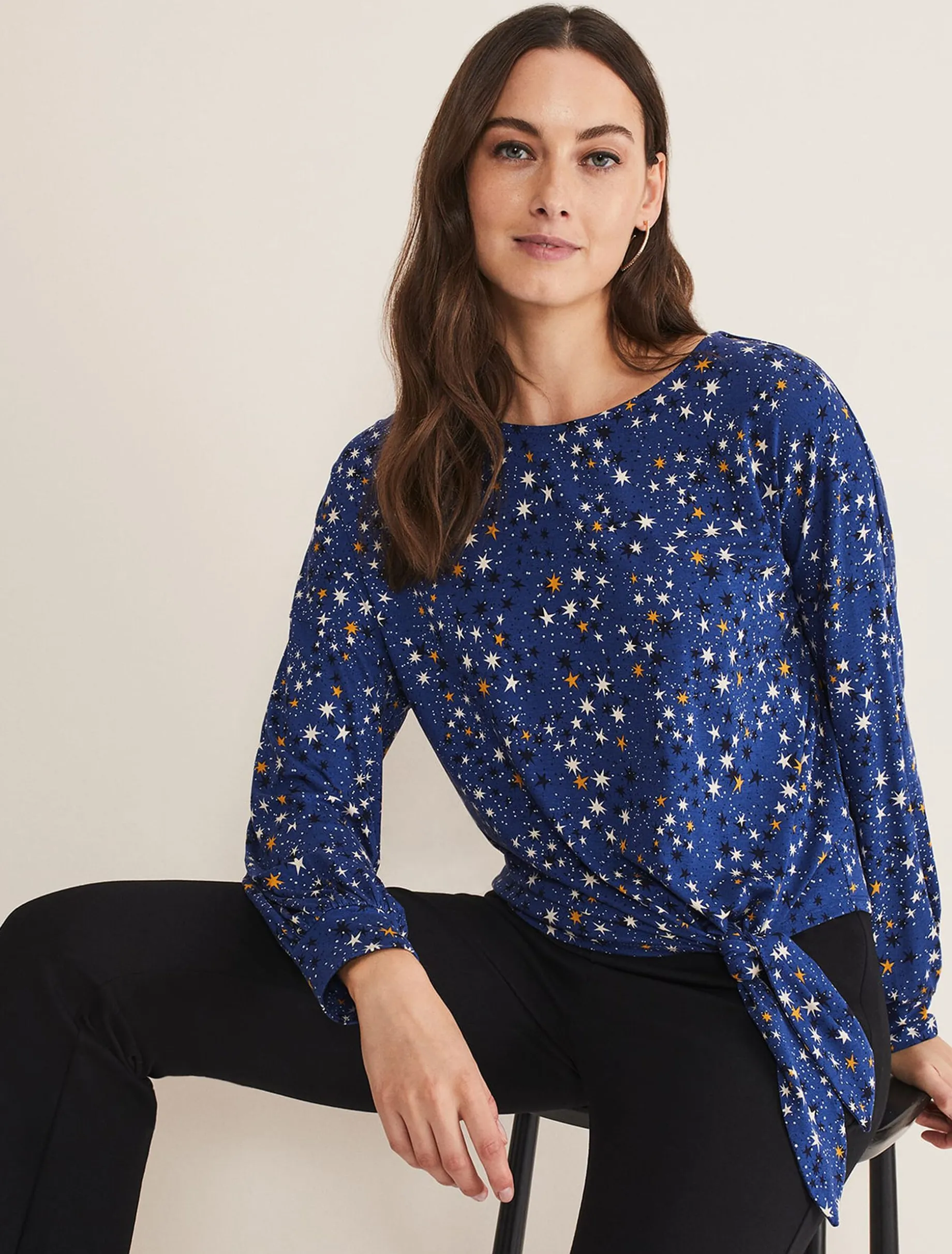 Felisity Star Tie Top