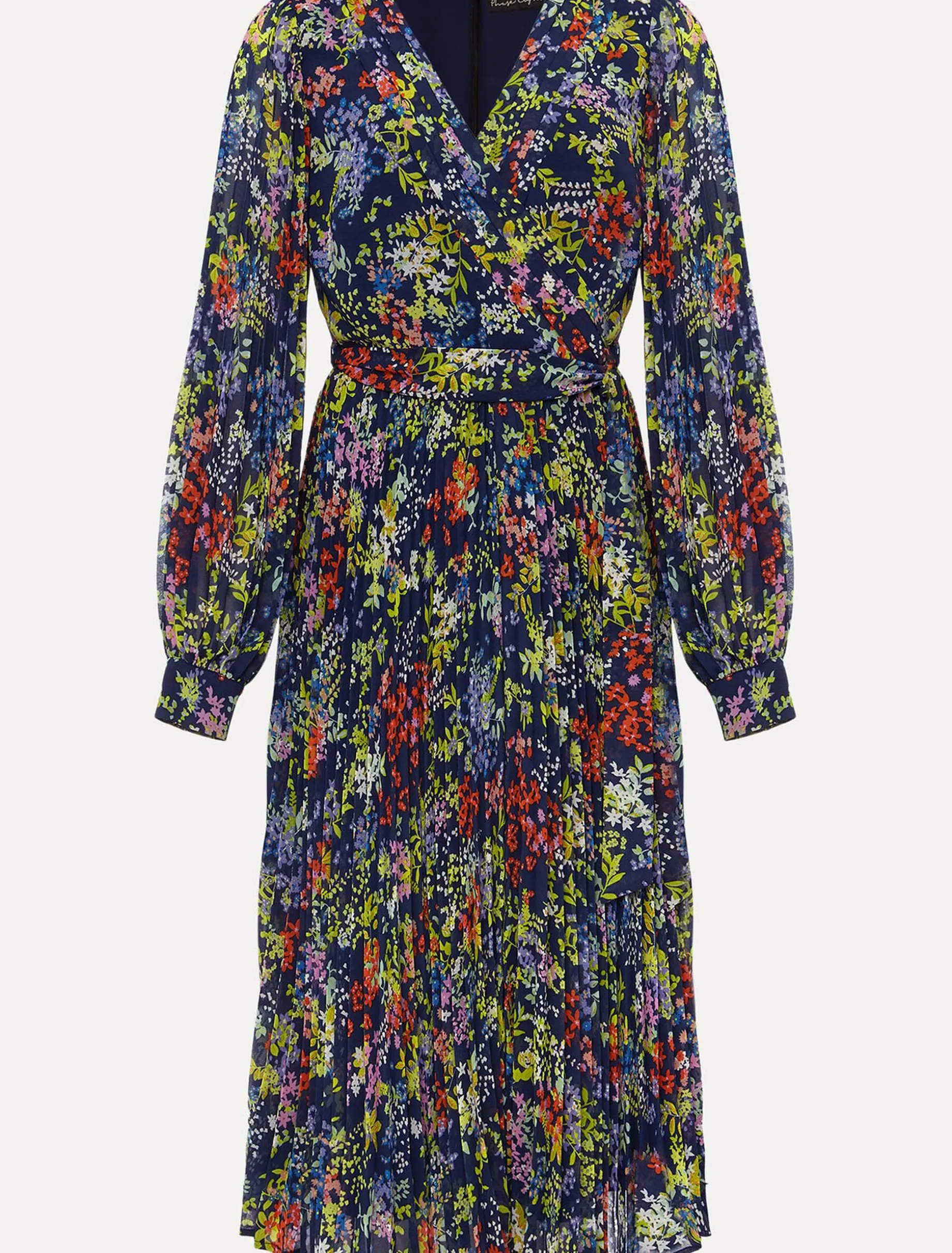 Fenella Ditsy Print Pleated Dress