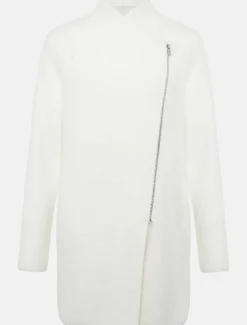 Fia Fluffy Zip Knit Coat