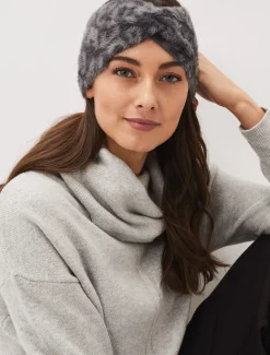 Fiona Leopard Fluffy Headband