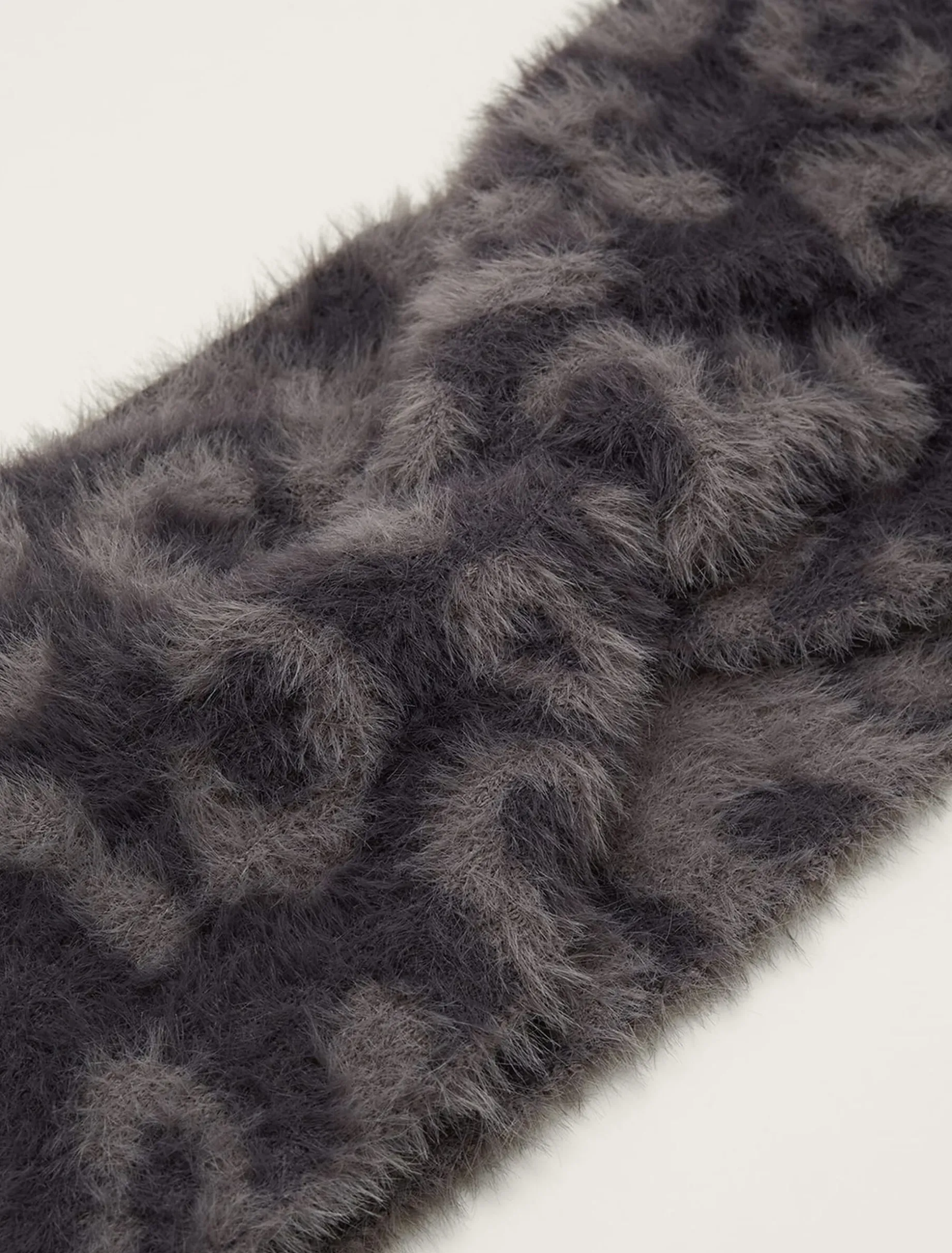 Fiona Leopard Fluffy Headband