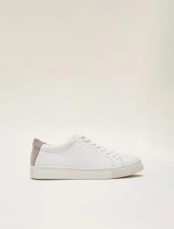 Fleur Leather Trainers