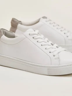 Fleur Leather Trainers