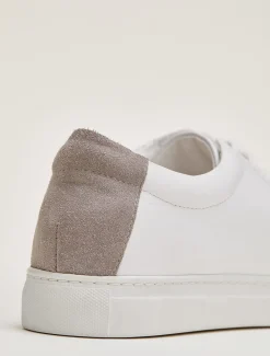 Fleur Leather Trainers