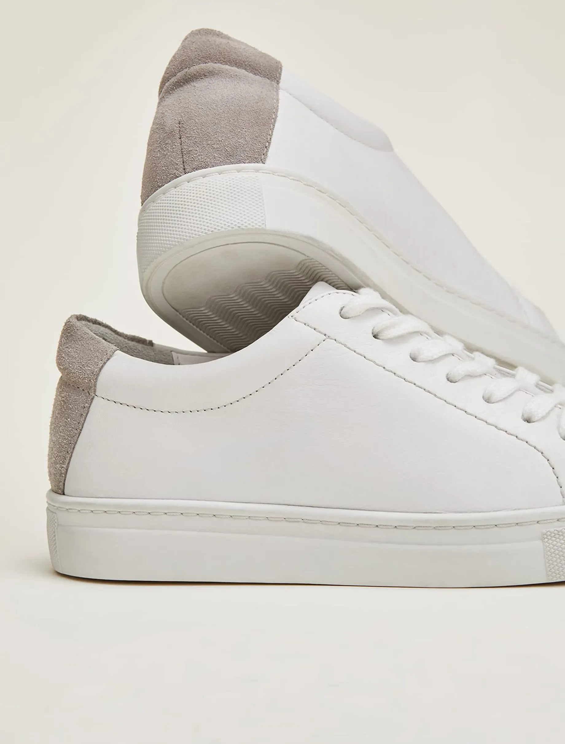 Fleur Leather Trainers
