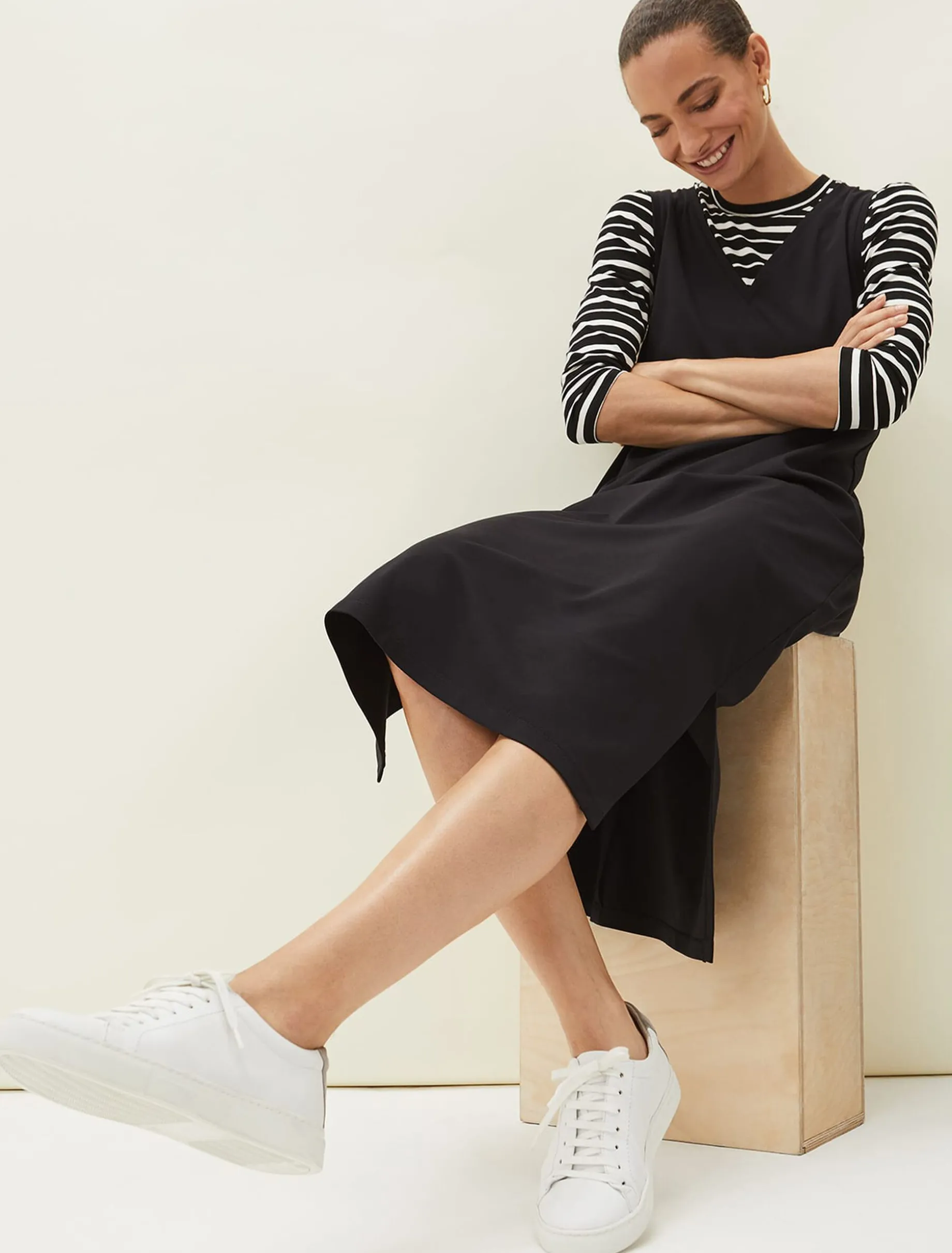 Fleur Leather Trainers