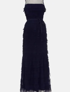 Fleur Tiered Tulle Maxi Dress