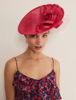 Floral Under Brim Fascinator