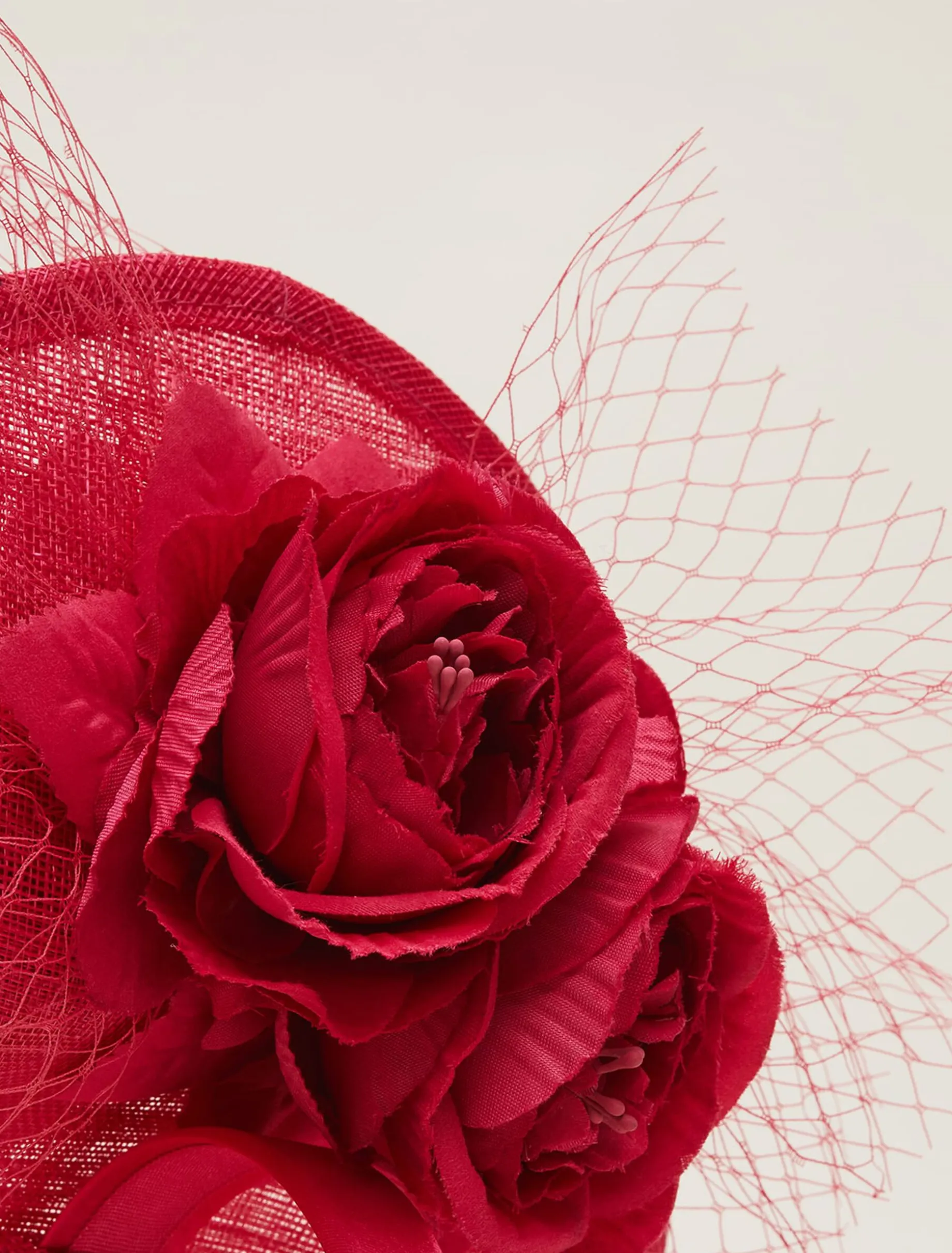 Floral Under Brim Fascinator