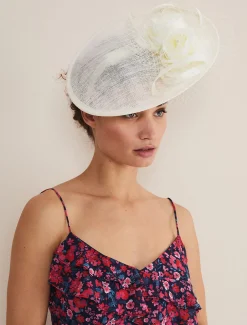 Floral Under Brim Fascinator