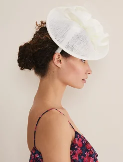 Floral Under Brim Fascinator