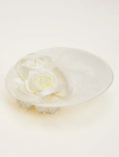 Floral Under Brim Fascinator