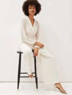 Florentine Wide Leg Trousers