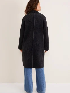 Floressa Fluffy Chevron Coat