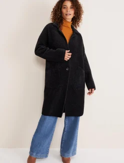 Floressa Fluffy Chevron Coat
