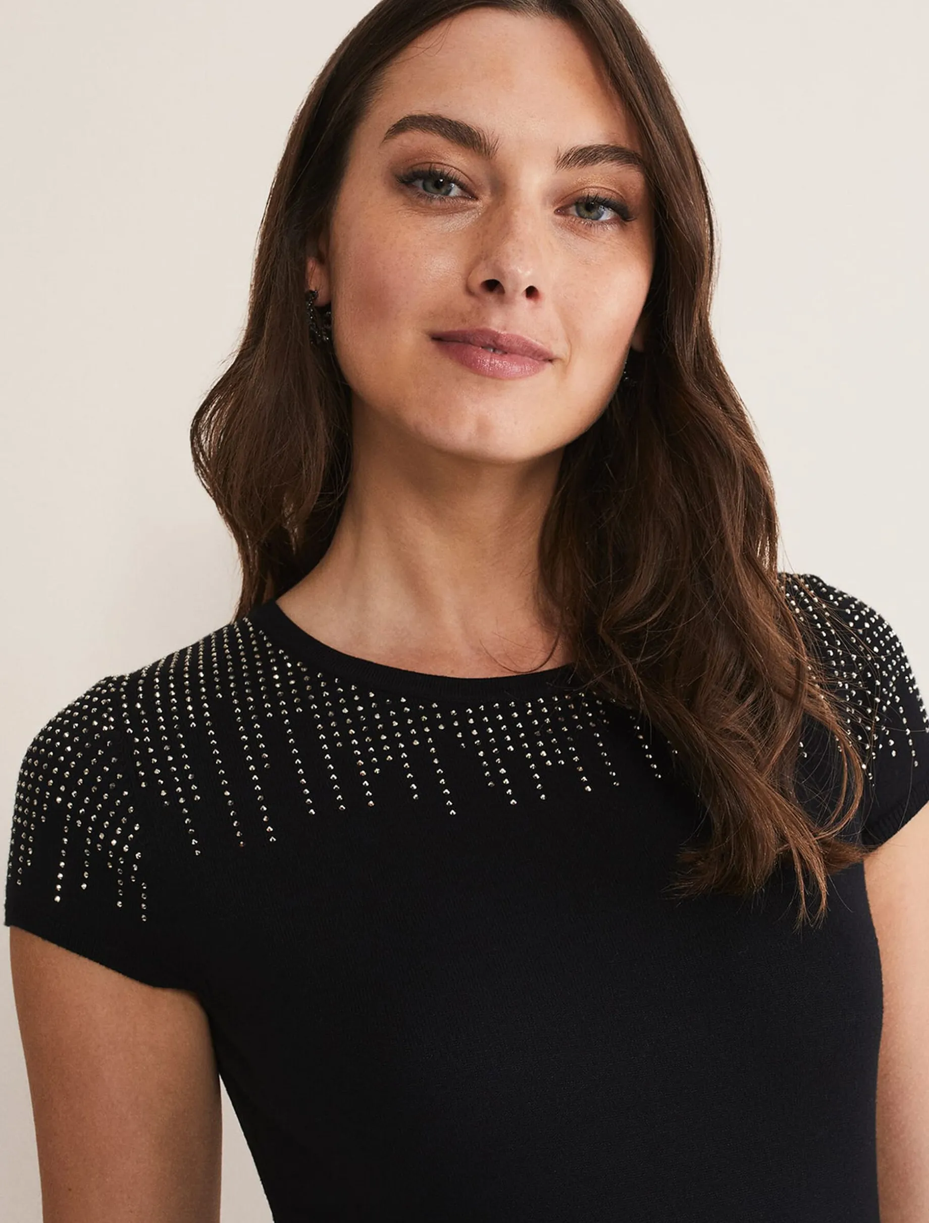 Florie Fringe Knitted Dress