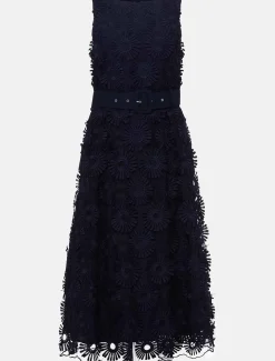 Flossy Lace Midi Dress