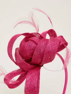 Flower And Feather Headband