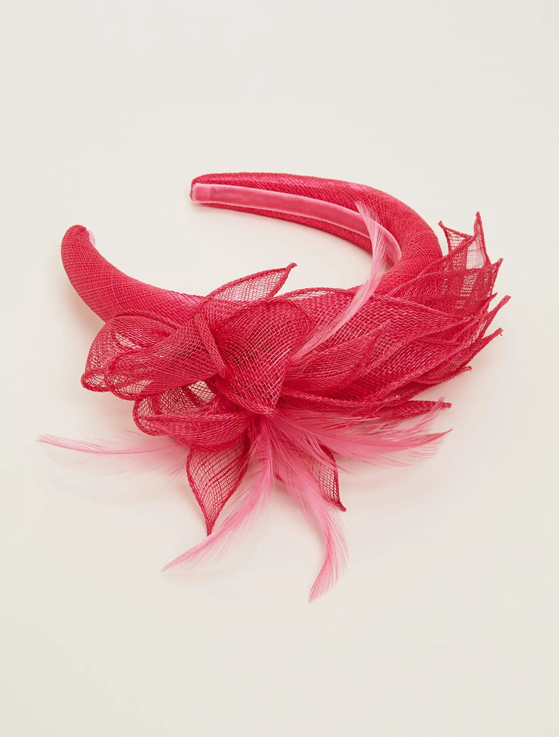 Flower And Feather Headband