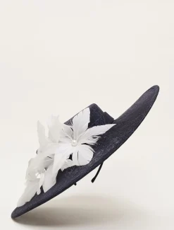Flower Detail Boater Fascinator