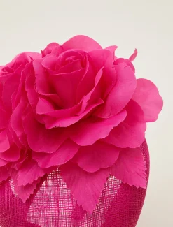 Flower Detail Pillbox Fascinator
