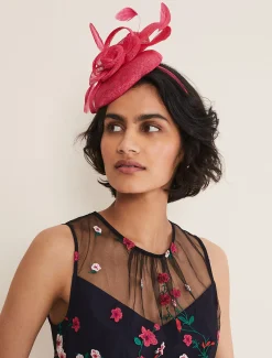 Flower Pillbox Fascinator