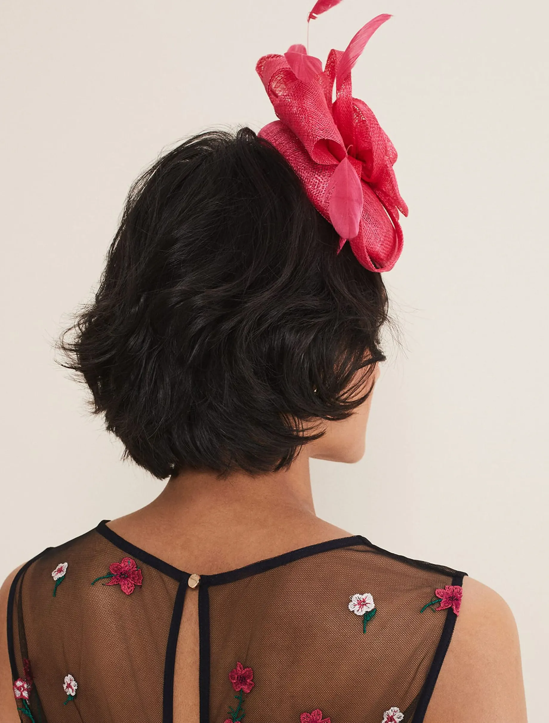 Flower Pillbox Fascinator
