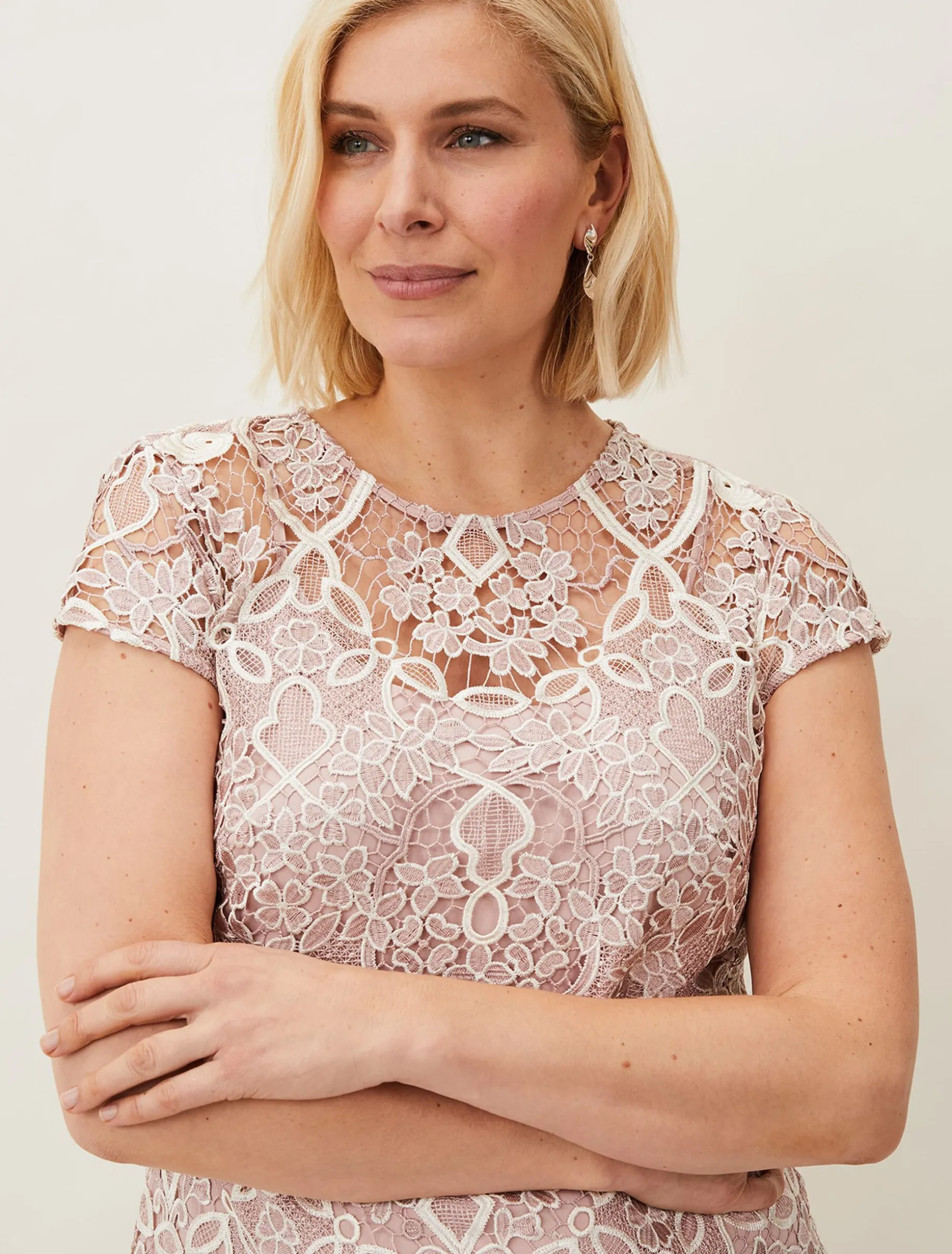 Frances Lace Fitted Dress
