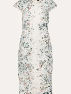 Franky Floral Lace Fitted Dress