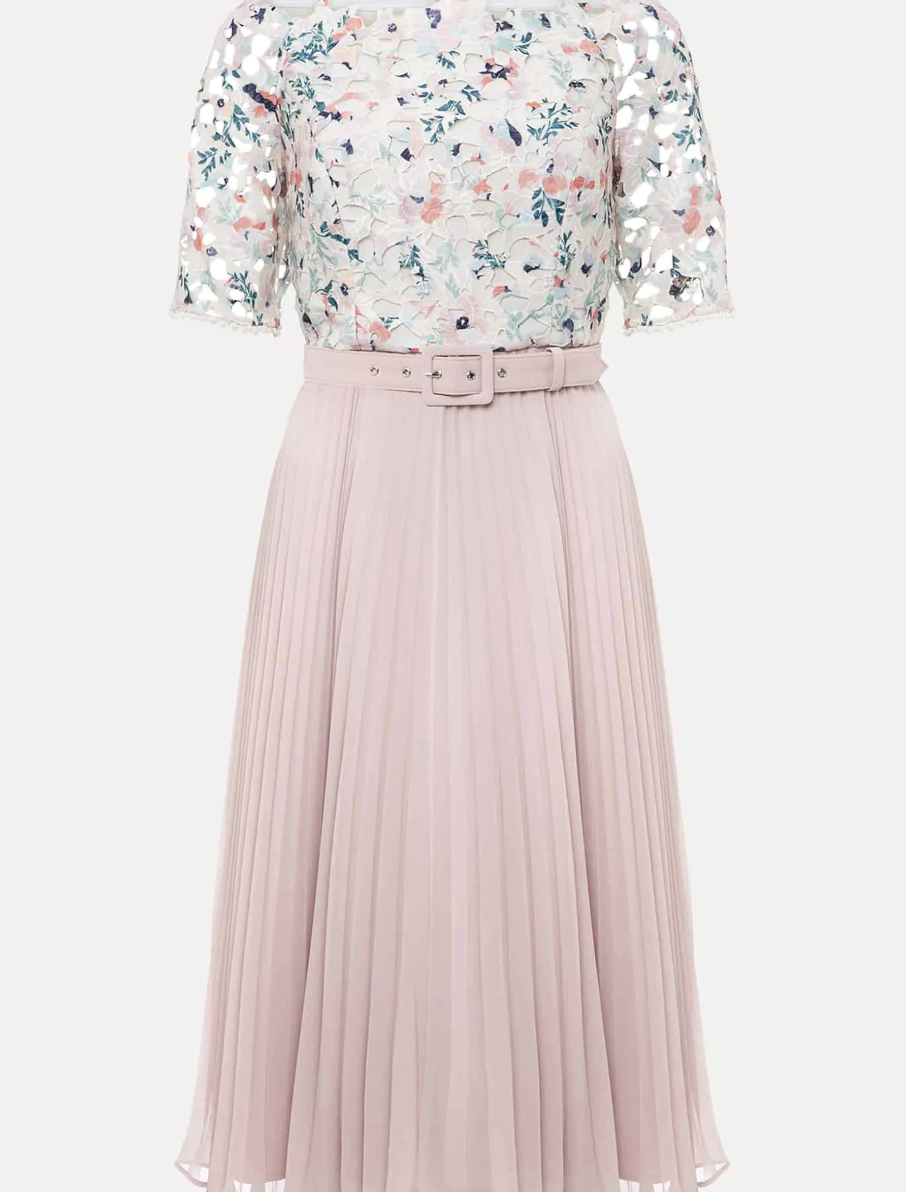 Franky Floral Lace Midi Dress