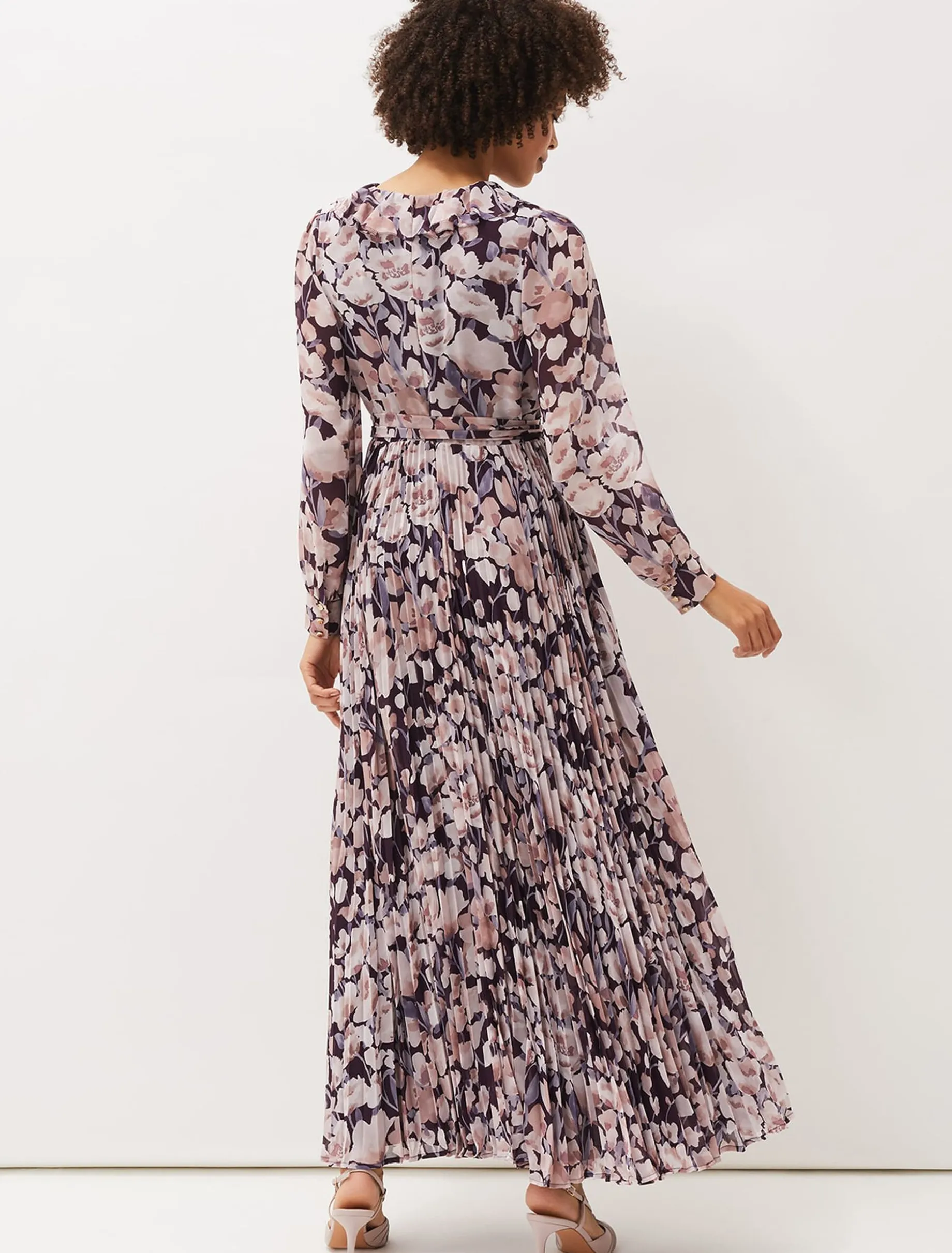 Fredrika Floral Pleated Maxi Dress